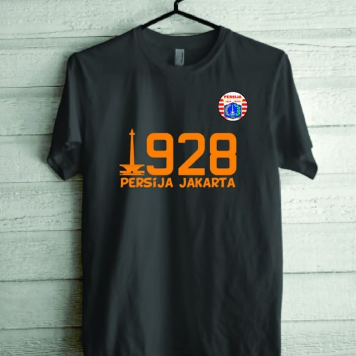 KAOS BAHAN 30 DISTRO PERSIJA MONAS POLOS CUSTOM JAKARTA JAKMANIA HIGHT CLASS