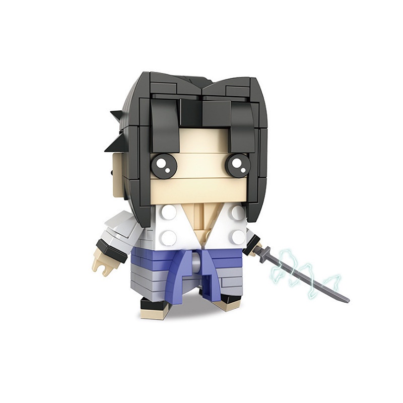 Mainan puzzle Rakitan Balok Bangunan model Anime Naruto