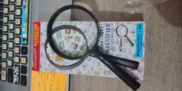 Kaca Pembesar Joy Art , Magnifier 75 Mm