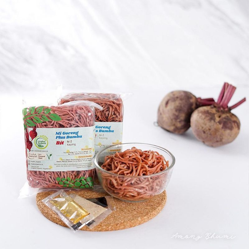 

Mie Goreng Instan Sehat (Beet) - Lingkar Organik 85g