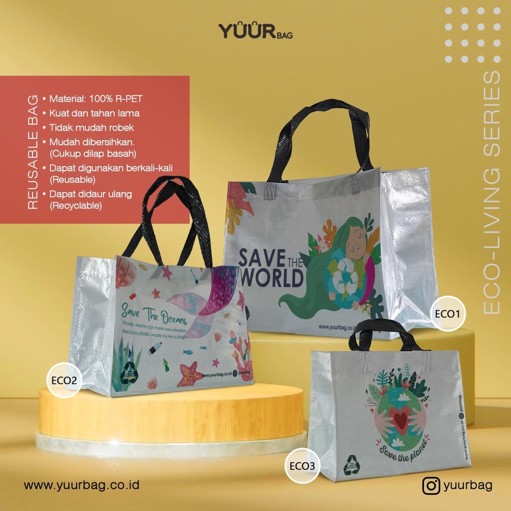 Tas Belanja Anyaman - Save The World Edition - Tas Belanja Plastik Tas Belanja Jumbo Tas Belanja Lip