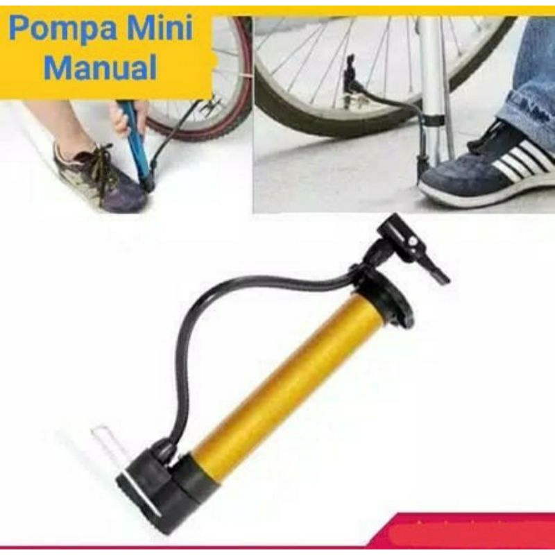 Pompa ban mini portable pompa angin sepeda motor bola balon pelampung