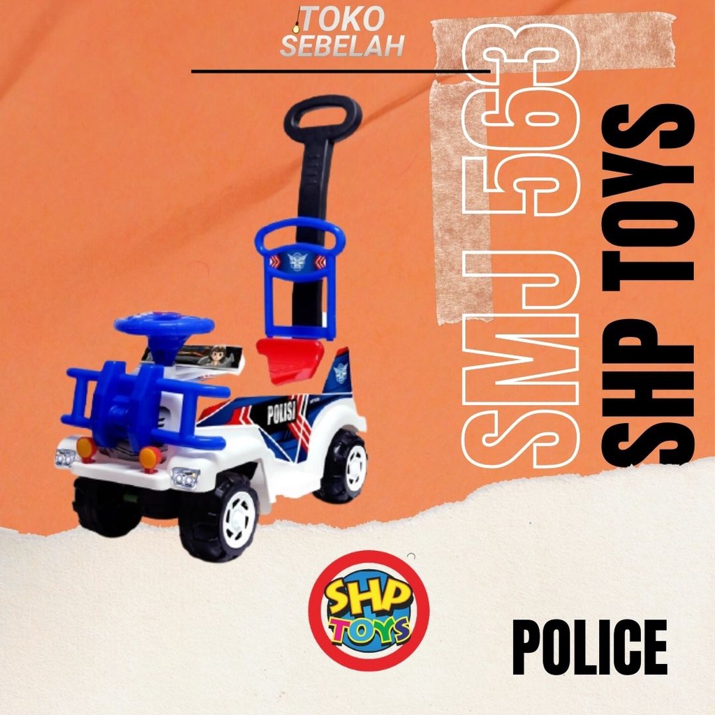 Mainan Anak Mobil Mobilan Cars SMJ Police 563 SMJ 572- SHP Toys