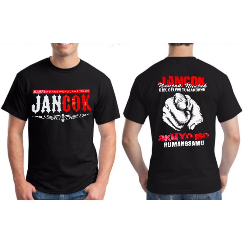 Kaos Jancok /Kaos kata-kata Jawa Timur /Kaos Jancok keren