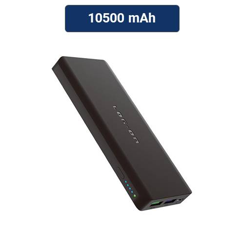 (Hanya Di Shopee) Log On Powerbank 10500Mah Qualcomm QC 3.0+PD USB C - Garansi Resmi