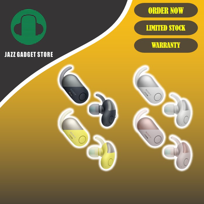 earphone sport sony wf sp700n wireless original
