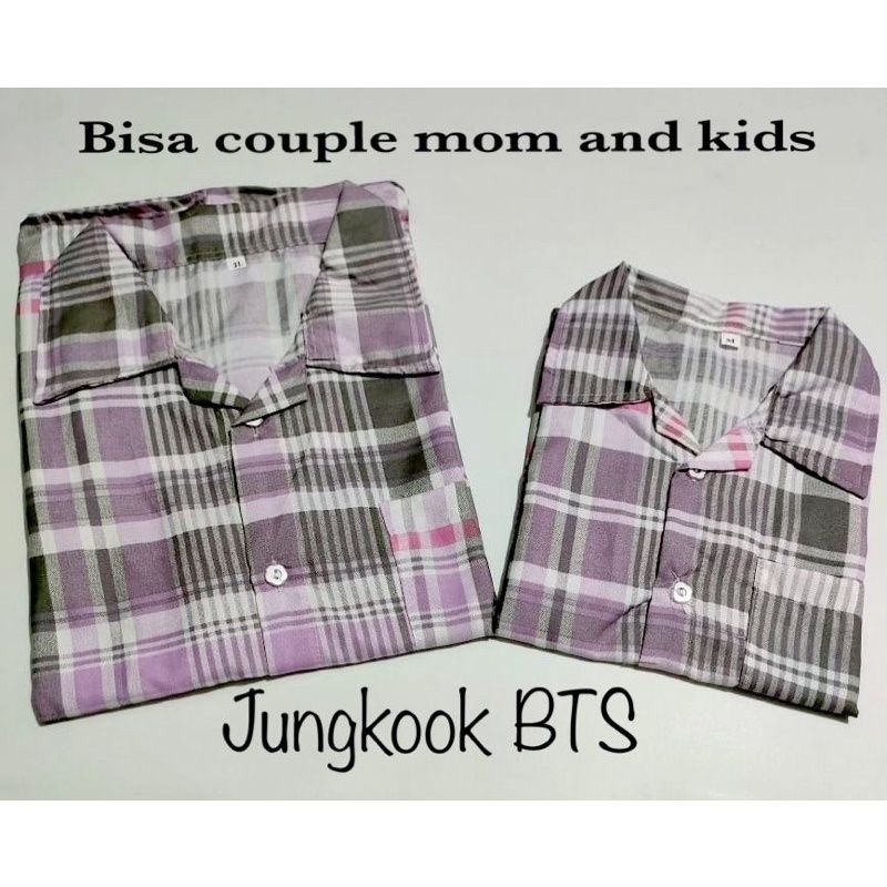 baju tidur piyama panjamas jungkook BTS bisa couple mom and kids