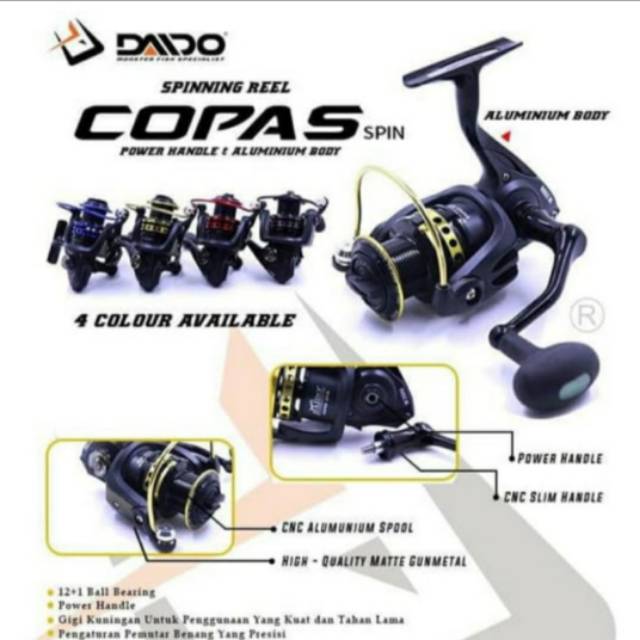 REEL DAIDO COPAS 1000 ... POWER HENDEL