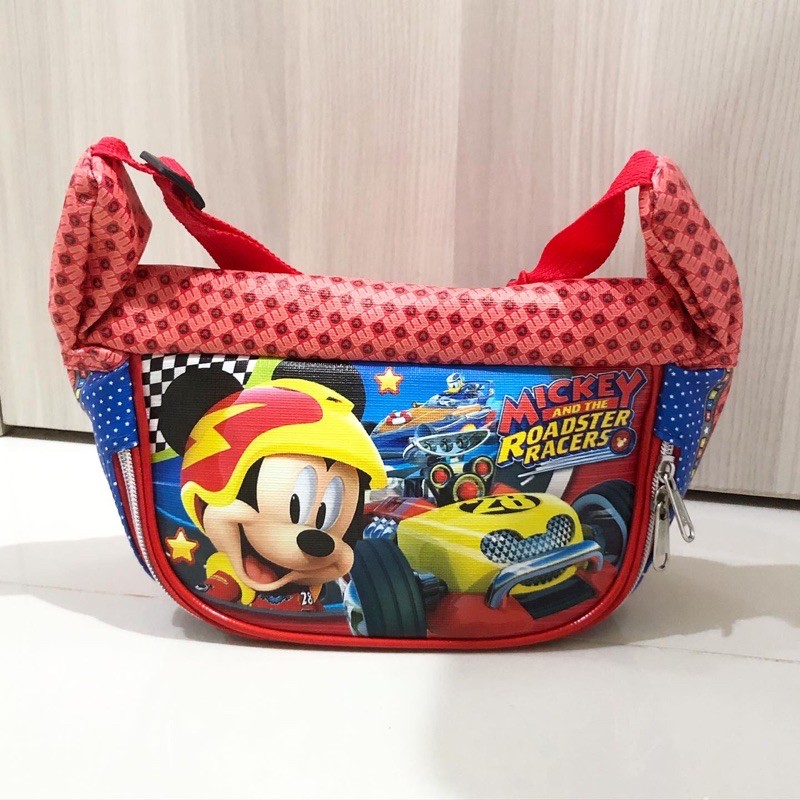 NEW Tas pinggang|wrist bag anak Mickey Roadster Racer