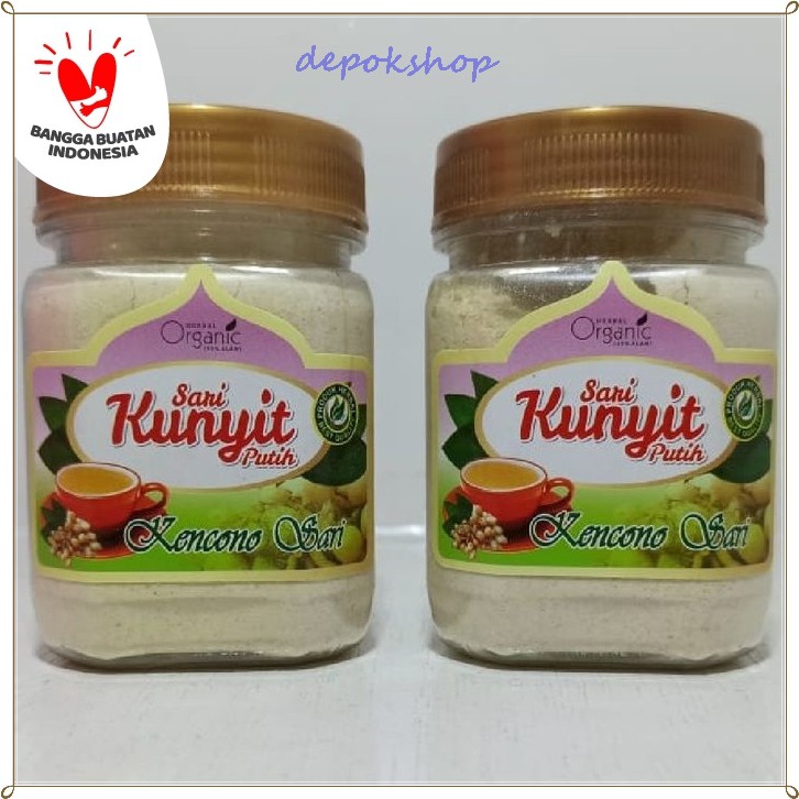 

Serbuk Kunyit Putih Kencono Sari 100gr / KUNYIT PUTIH Kemasan Praktis - mj321