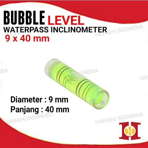 Bubble Level Silinder Spirit Leveling Waterpass Inclinometer Alat Ukur-5pcs