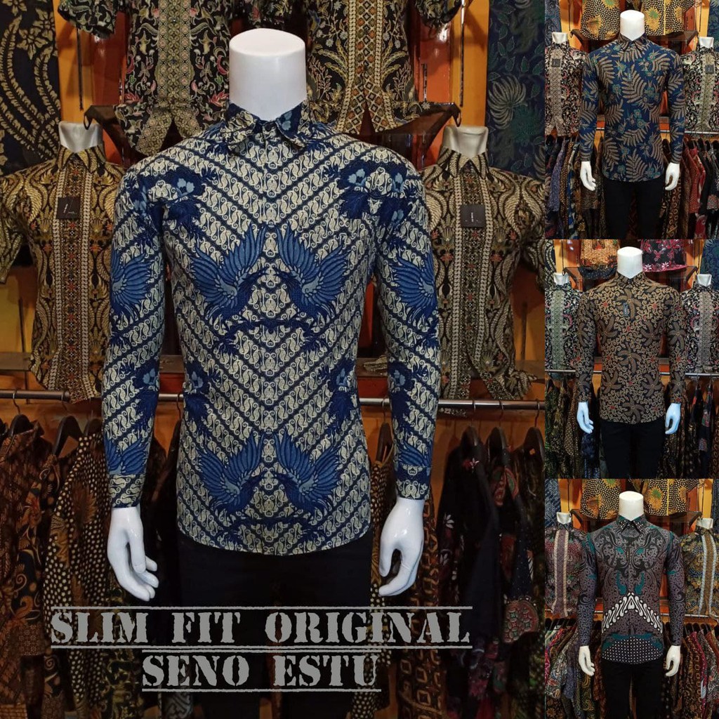 New kemeja batik slimfit exclusive original butik