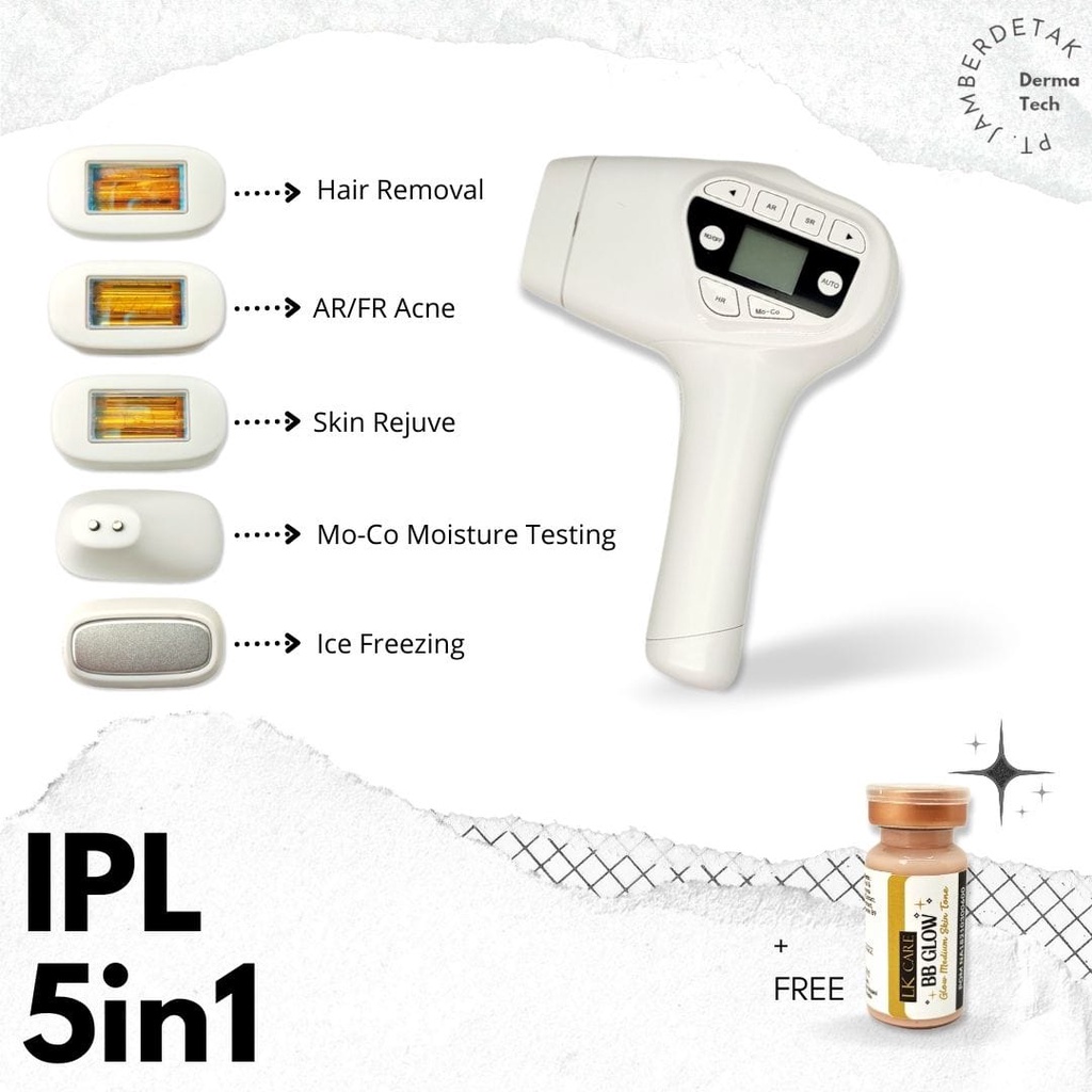 Ipl laser hair removal acne treatment skin rejunavationi repair 5 in 1