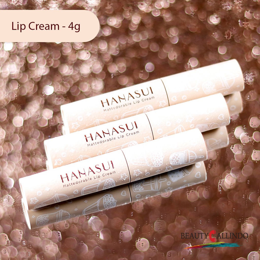 HANASUI MATTEDORABLE LIP CREAM BOBA EDITION