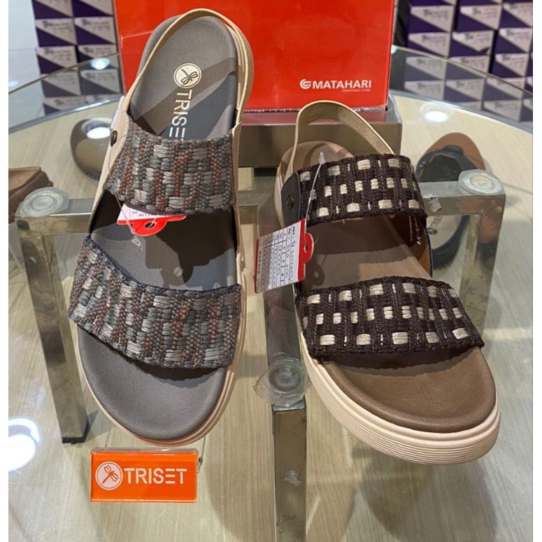 JUMBO SALE‼️TRISET Sepatu sandal wanita tali belakang karet size 36-40 by Matahari Dept.Store