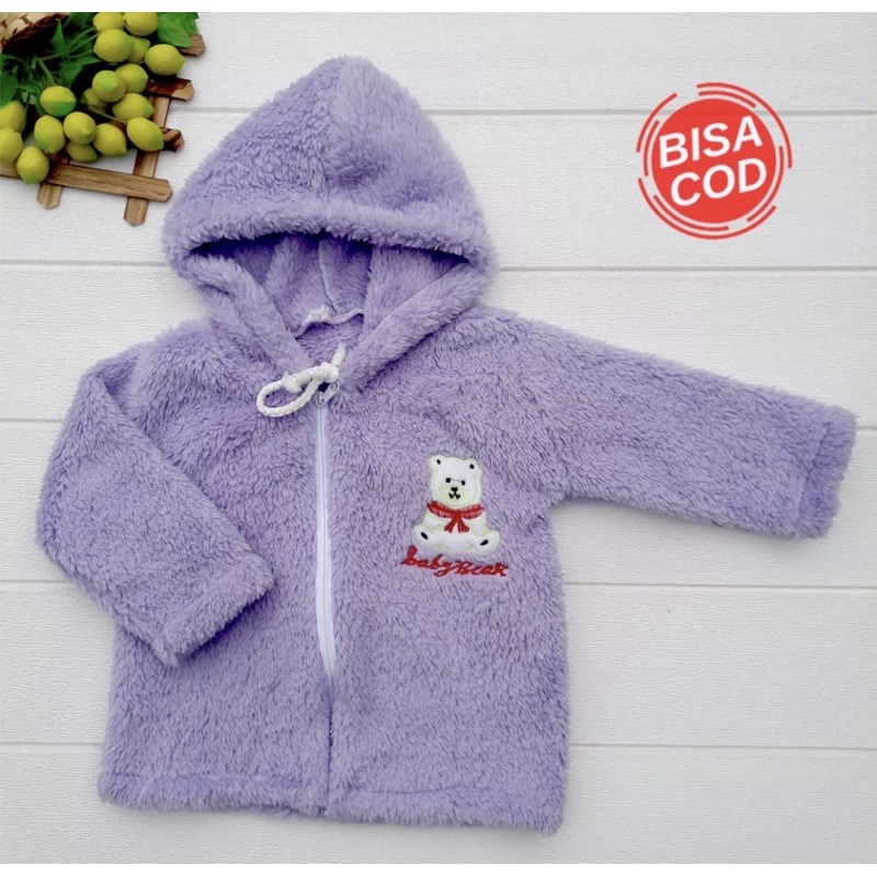 Jaket Bulu Lembut Lucu Termurah DNW BABY