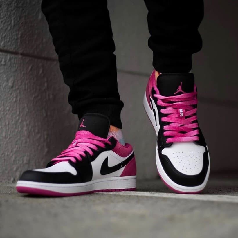 Original 100% Air Jordan 1 Low SE Fuchsia Magenta CK3022-005 US 12 46