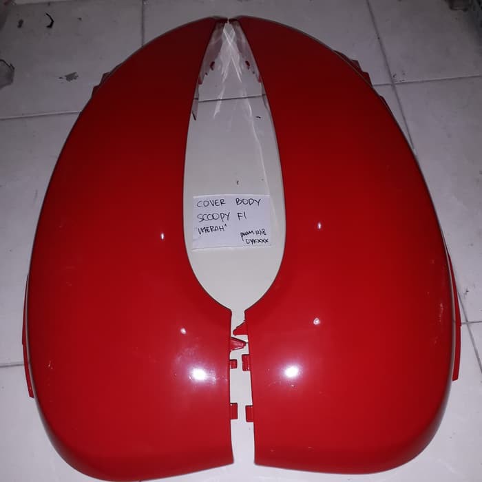 Cover Body Scoopy FI 2013-2016 Merah Cabe