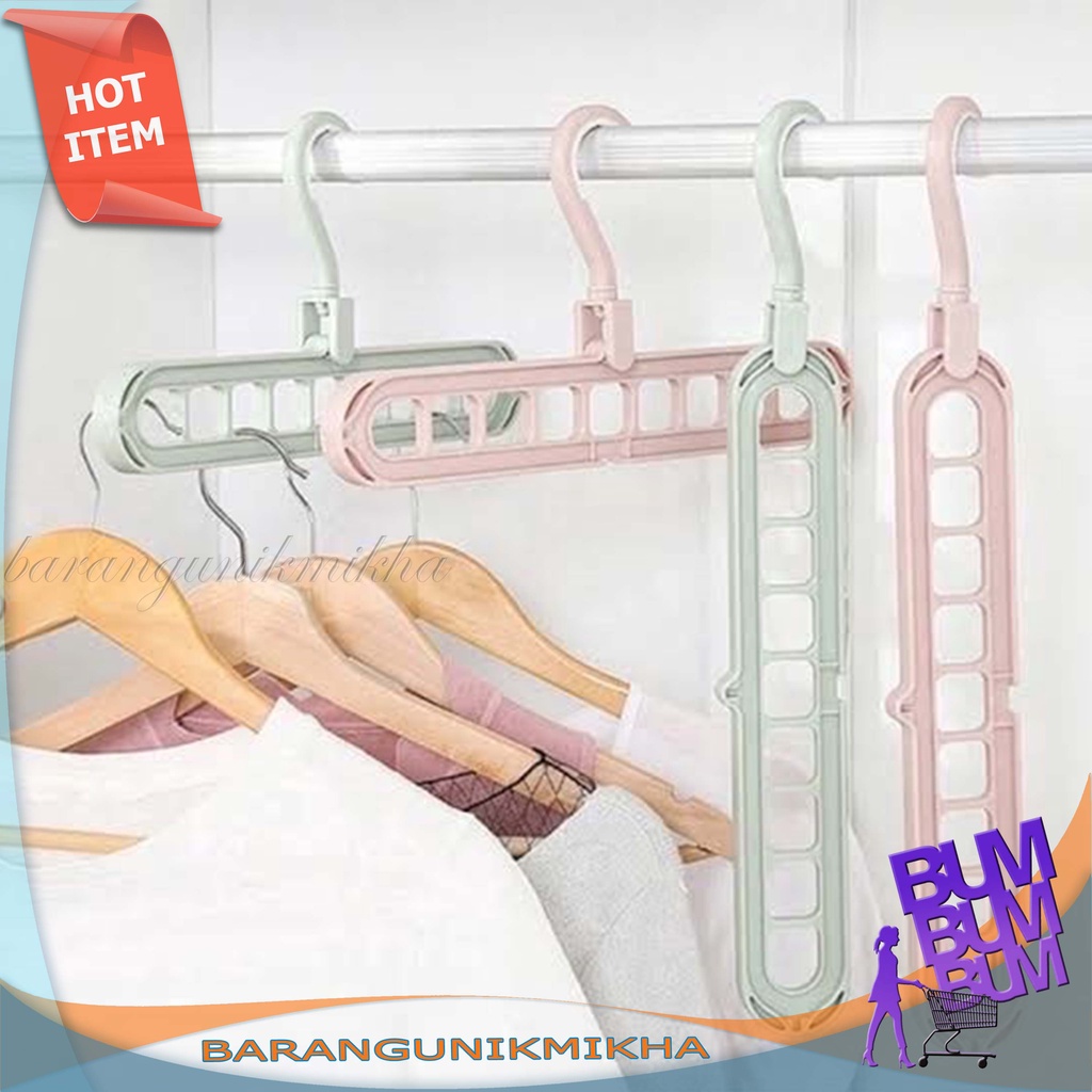 Magic HANGER 9 IN 1 / Gantungan Baju