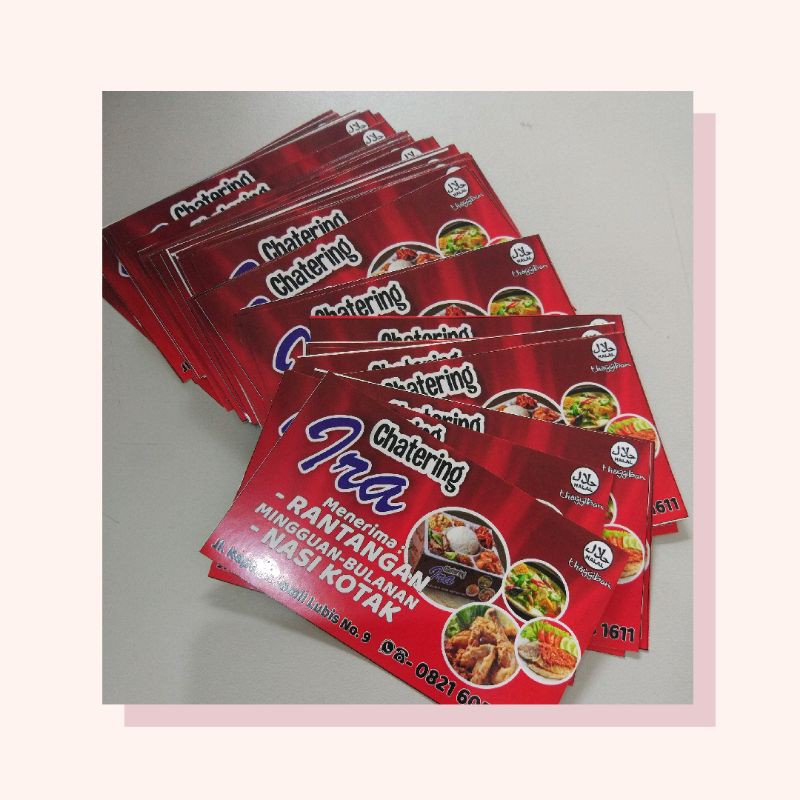 

Cetak kartu Nama per 100 pcs / FREE KOTAK