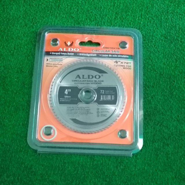Aldo 4 In 72t Mata Potong Kayu Gergaji Circular Saw Blade Makita Bosch