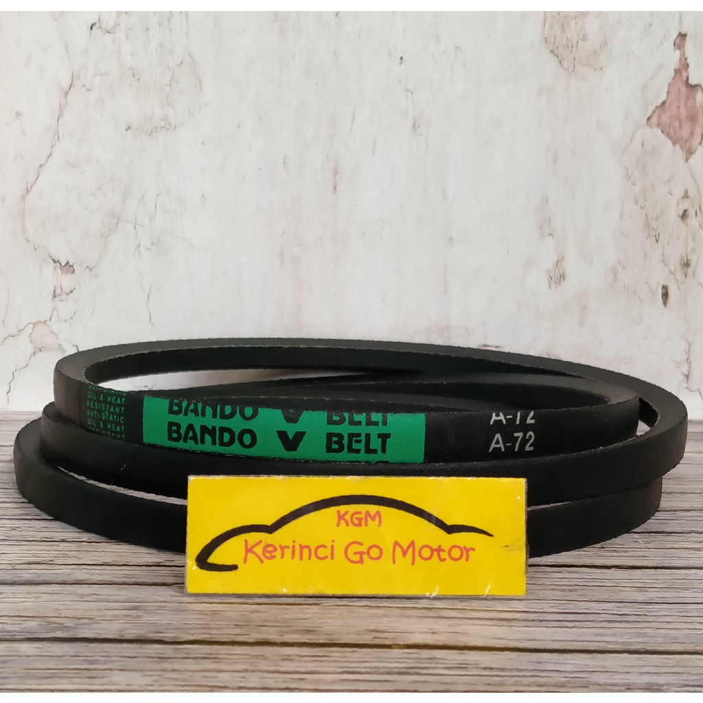 BANDO VAN BELT A-72 V BELT TALI KIPAS A72 FAN BELT VANBELT POLOS A-72