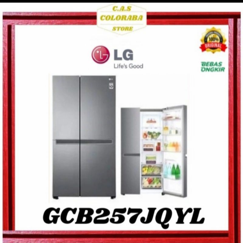 KULKAS LG GCB257JQYL KULKAS SIDE BY SIDE INVERTER GC-B257JQYL GCB257 GC-B257 257JQYL