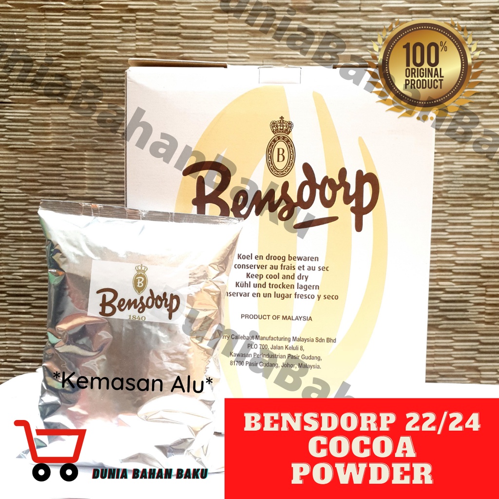 COKLAT BUBUK FAT 22/24 &quot;QUEEN ANNA&quot; BENSDORP 500 g /1 kg | ORI 100%