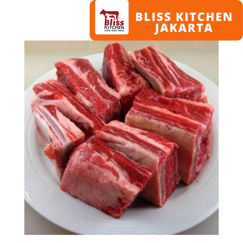 

Iga Sapi Kualitas Super Daging Tebal / Beef Short Ribs 1kg / 1 kg