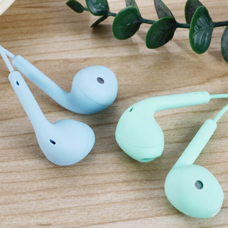 FASHION FAIR - D6100 Earphone / Headset Macaron Matte U19 H681 / Handsfree U19 Macaron Mate Color Hifi Extra Bass