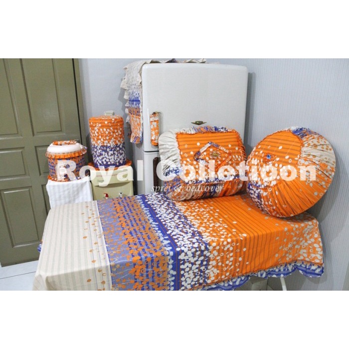 Taplak Meja Makan - Kitchenset / Set Taplak Meja Makan / Set Dapur Catarina Orange