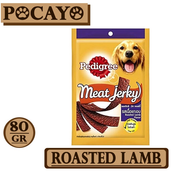 Pedigree Meat Jerky Strap Roasted Lamb 80gr