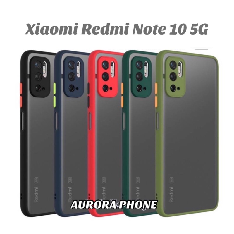 Case Xiaomi Redmi Note 10 5G Frosted Camera Protection Casing Redmi Note 10 5G / Soft Case Frosted R