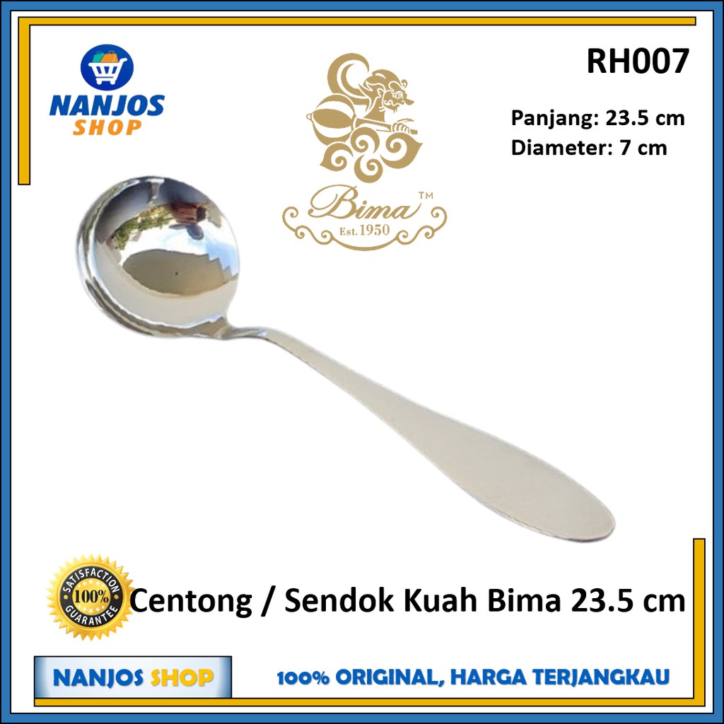 Centong / Sendok Kuah / Centong Kuah / Centong Serbaguna / Laddle / Centong Sup / Centong Bima RH007
