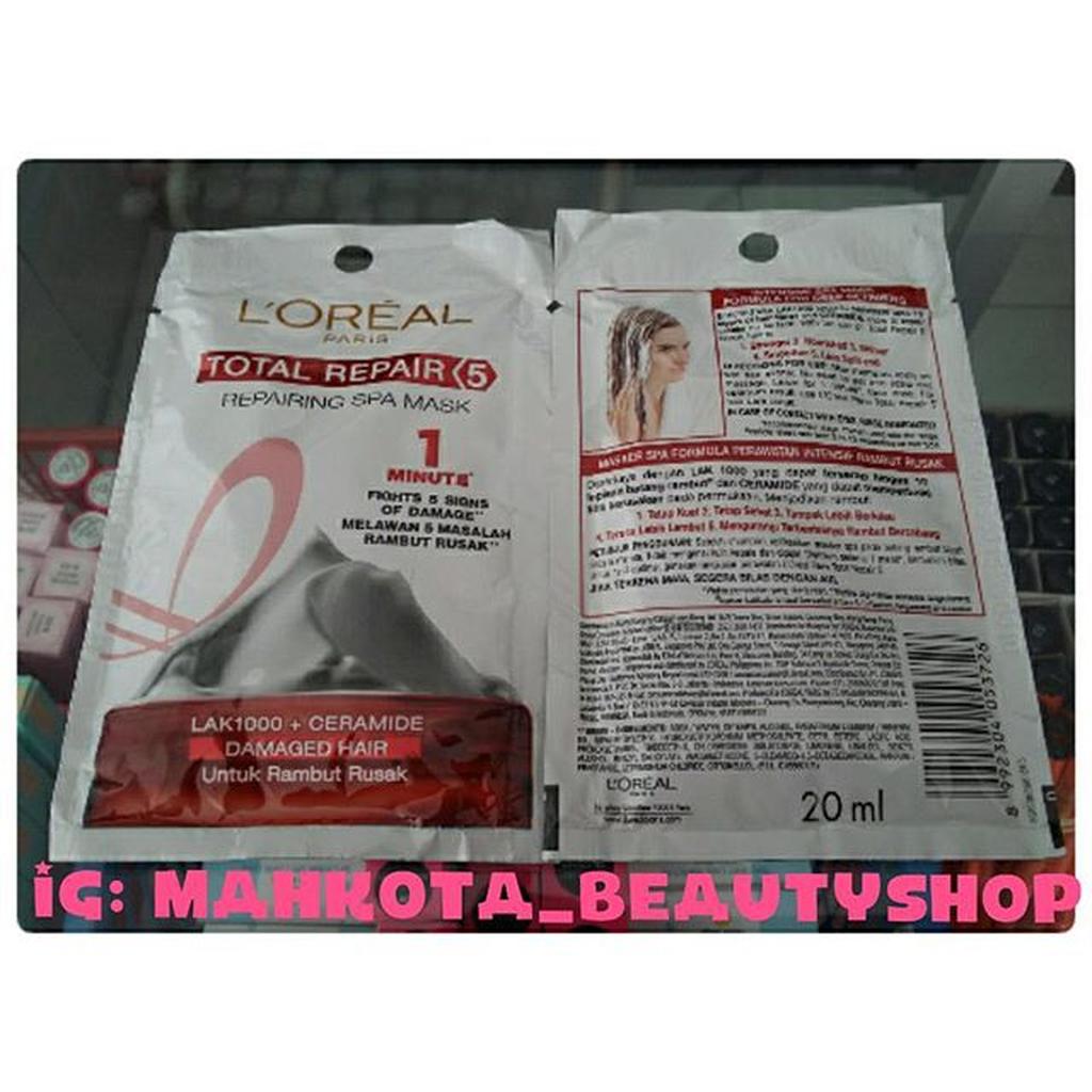 LOREAL HAIR MASK PERAWATAN RAMBUT RUSAK HAIRMASK SACHET