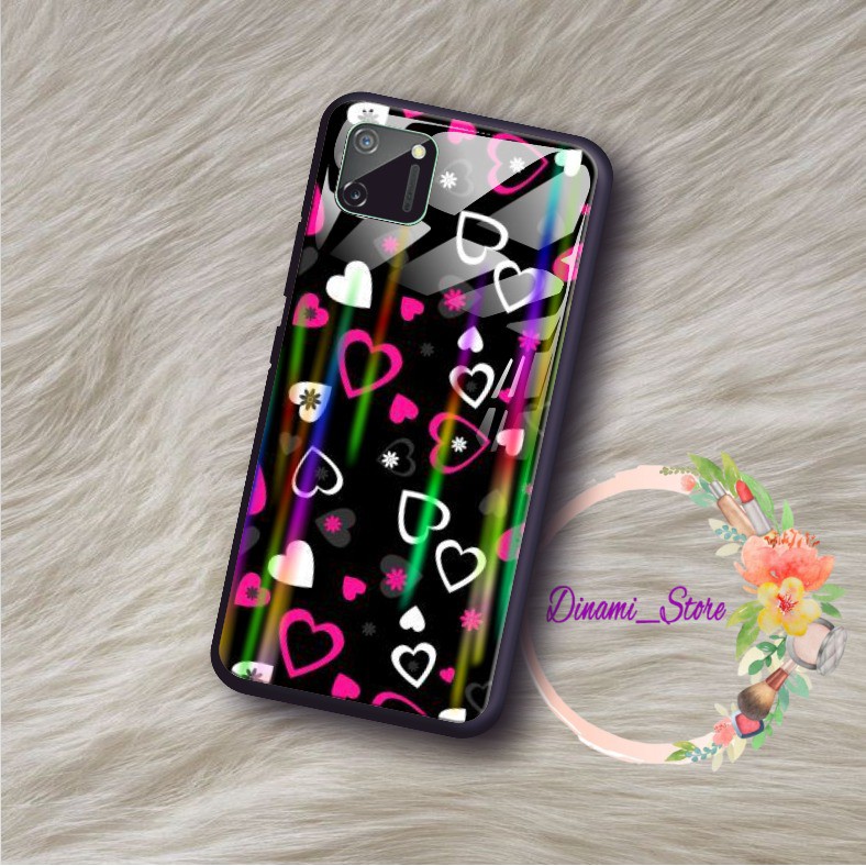 Back Case Glass Aurora Love wallpaper Vivo Y91 Y17 Y12 Y15 Y93 Y95 Y81 Y83 Y71 Y53 y20 Y30 Y50DST436