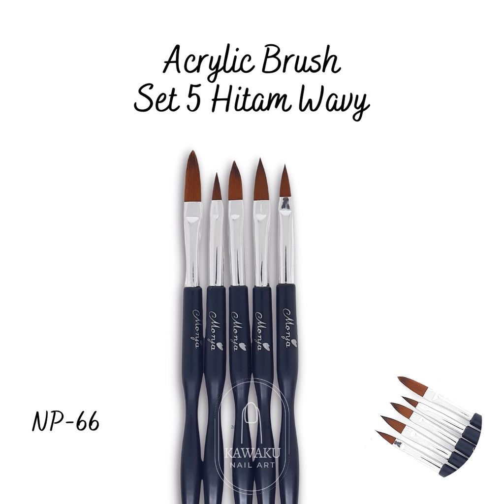 Brush Acry set 5 size NP-66