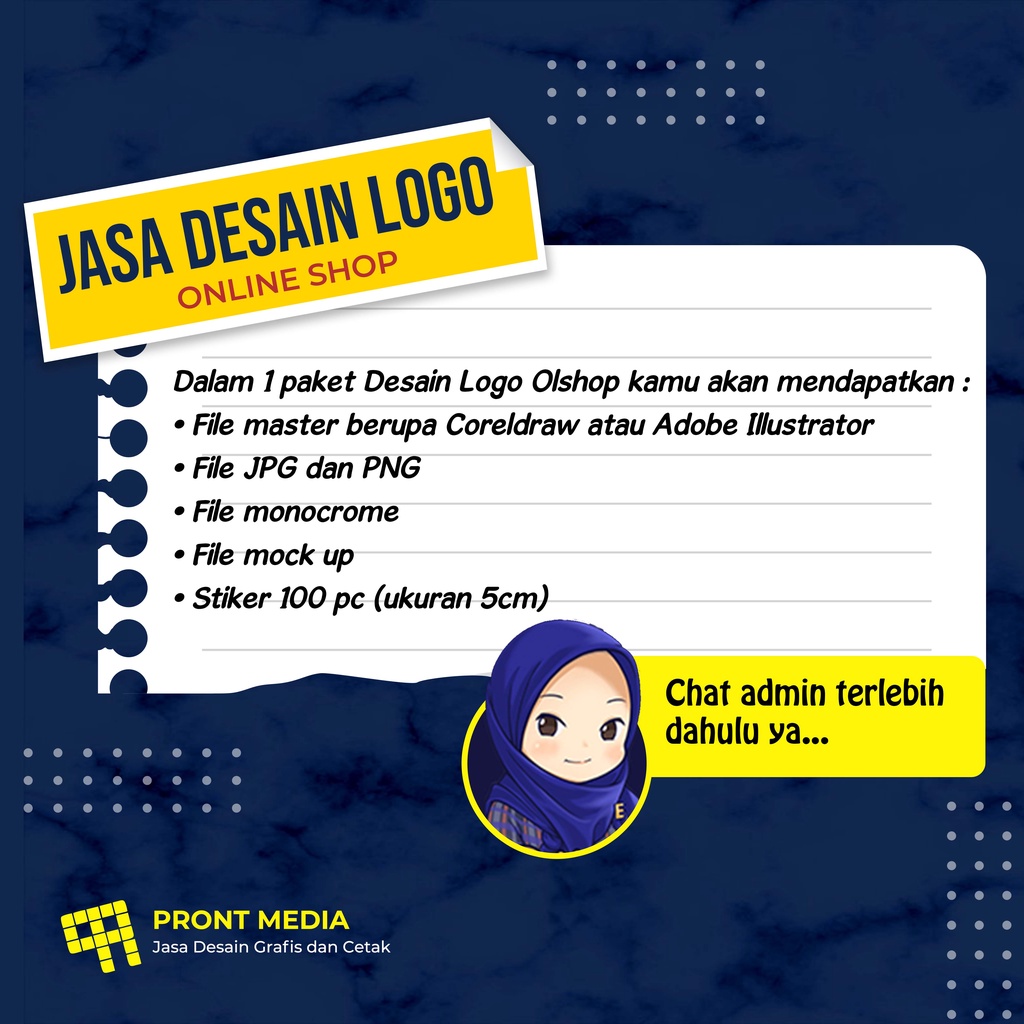 

Desain Logo Olshop FREE Stiker