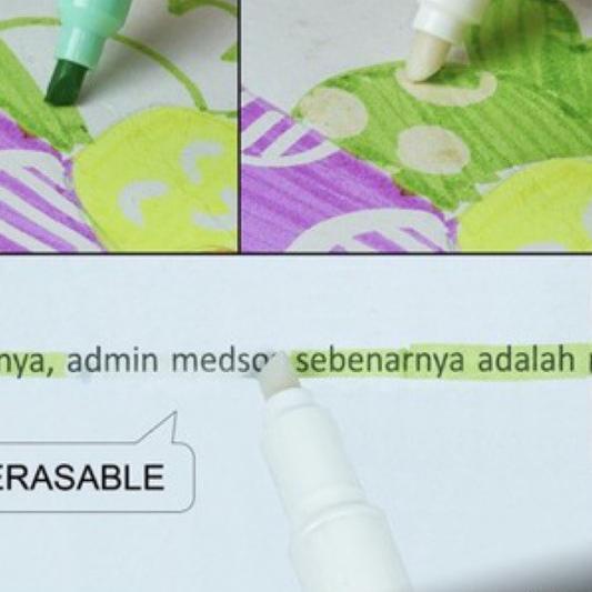 

DISCOUNT !!! 8.8 HL 69 6 Erasable Highlighter / Penanda berwarna bisa dihapus Hl-69-6 HL69 6 Joyko [KODE 232]