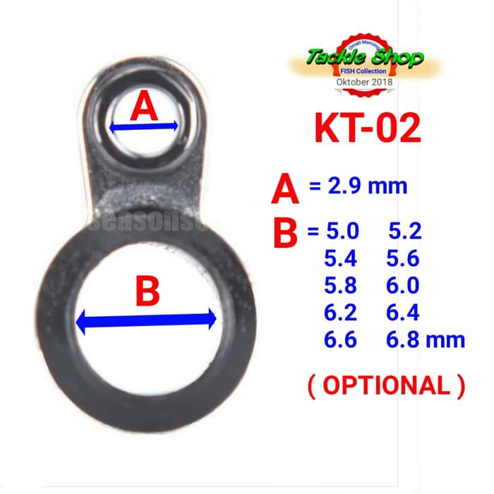 Kolongan Tegek - Ring Guide Joran Tegek Serie 5.0 mm KT-02