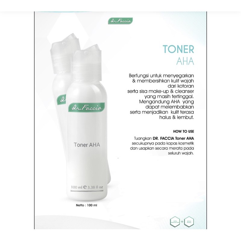 Dr.Faccia Toner AHA