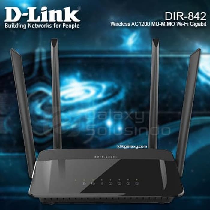 D LINK DIR 842 Wireless AC1200 MU MIMO Wi Fi Gigabyte Router