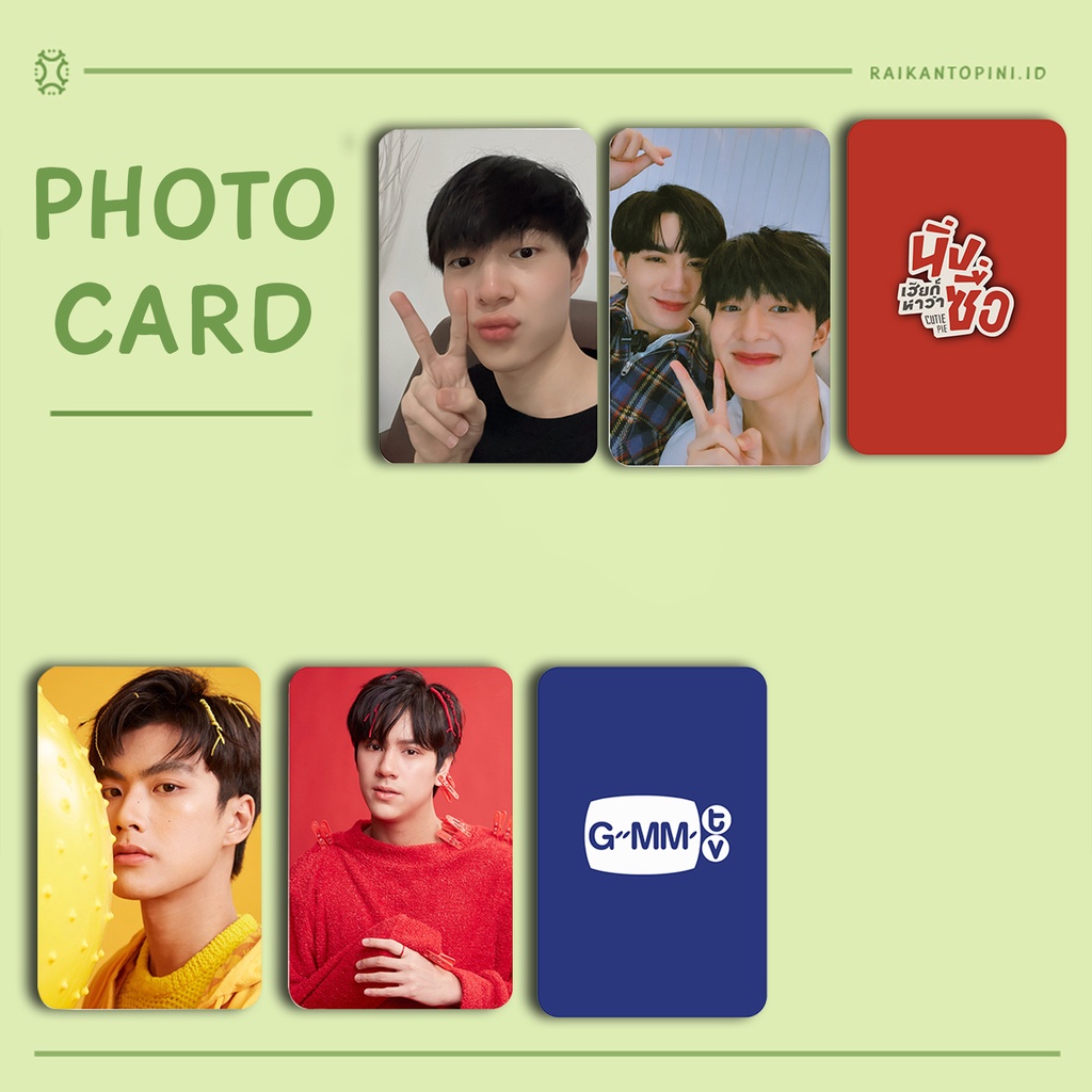 Photocard Thailand Actor | Cutie Pie The Series| GMMTV |  Zeenunew | Ohmnanon | Offgun