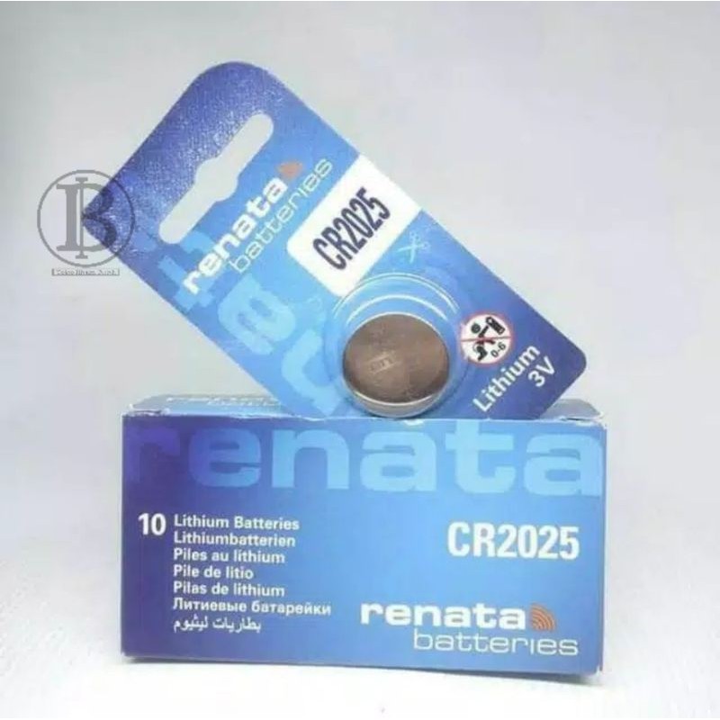 BATTERY BATREI BATERE RENATA CR2025 ORIGINAL / Baterai Renata CR2025 Lithium Coin 3 Volt CR 2025