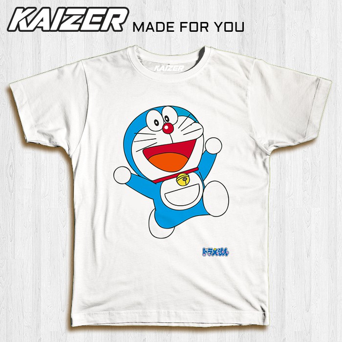 KAIZER TD-0311 Kaos Generasi 90an Klasik Doraemon Happy - Anime