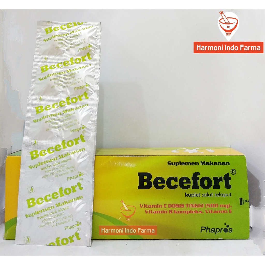 Jual Becefort (1 Strip= 10 Tablet) | Shopee Indonesia