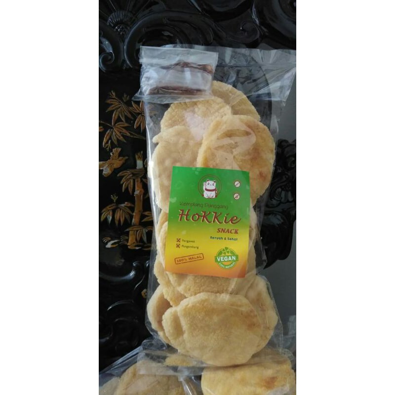 

Kemplang Panggang Vegan Lengkap dengan Cocolan Terasi