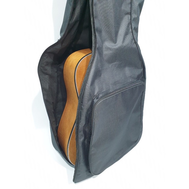 Tas Gitar Akustik Klasik Classic Bahan KANVAS Dalam Busa Softcase Ransel Tenteng Gantung Semi Gigbag