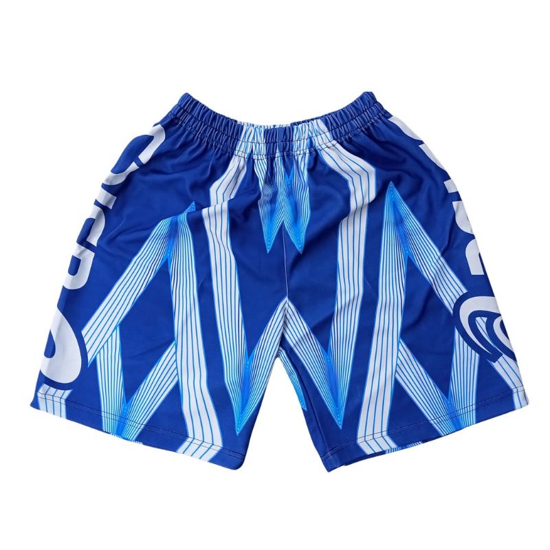 Celana kolor voli volly asic biru putih full printing terbaru