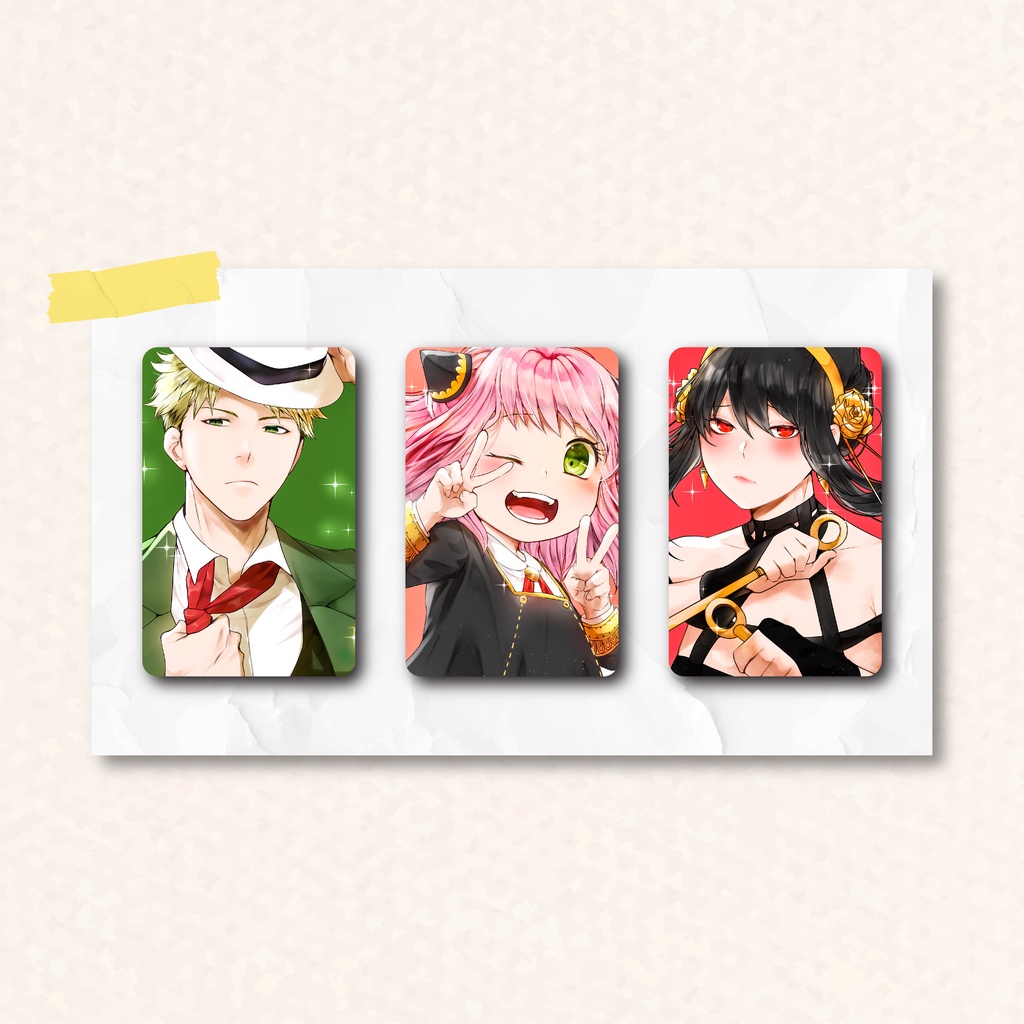 Photocard Anime Spy x Family Character | Photocard Anime Collection